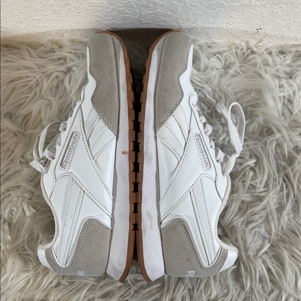 Reebok Womens Classic Harmon FFC0119598 White Casual Shoes Sneakers Size 8.5 - Picture 9 of 11